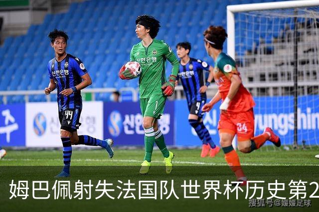 姆巴佩射失法国队世界杯历史第2点 职业生涯80罚65中